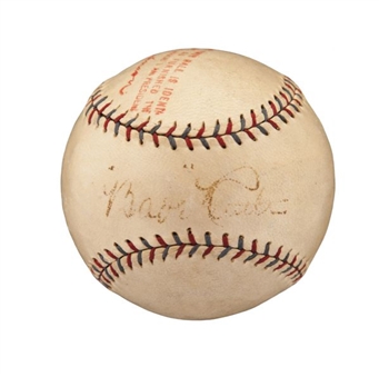 1925-27 Babe Ruth Single-Signed American League Baseball